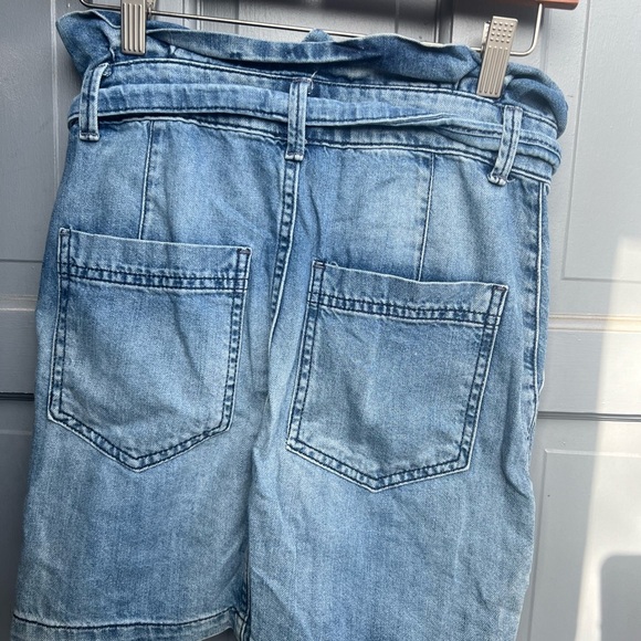 Free people light blue denim mini skirt size 0 - Picture 7 of 9